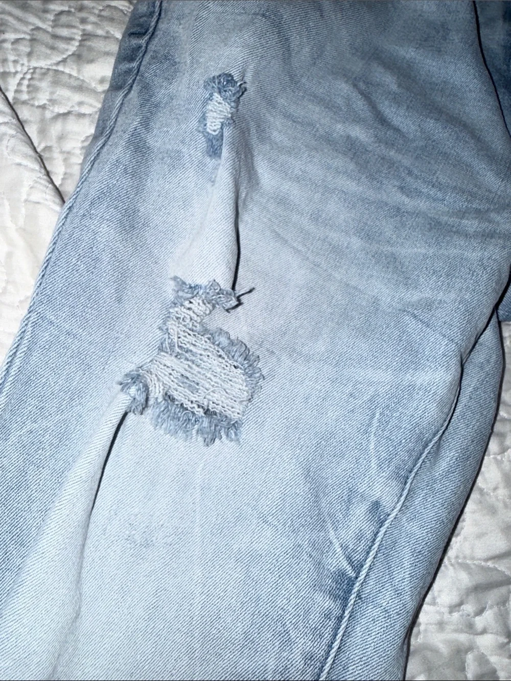 PacSun Light Wash Ripped Skinny Jeans